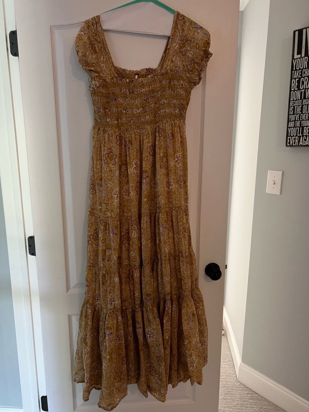 Free People Getaway smocked Maxi Dress - Picture 2 of 6